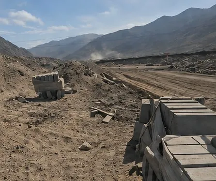 Terreno del Nuevo Centro antes de la nivelación